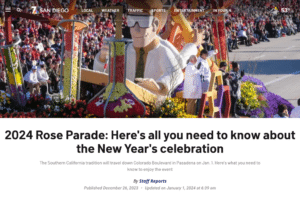 Louisiana Steals the Show at the 2024 Rose Parade with Vibrant Mardi Gras Float